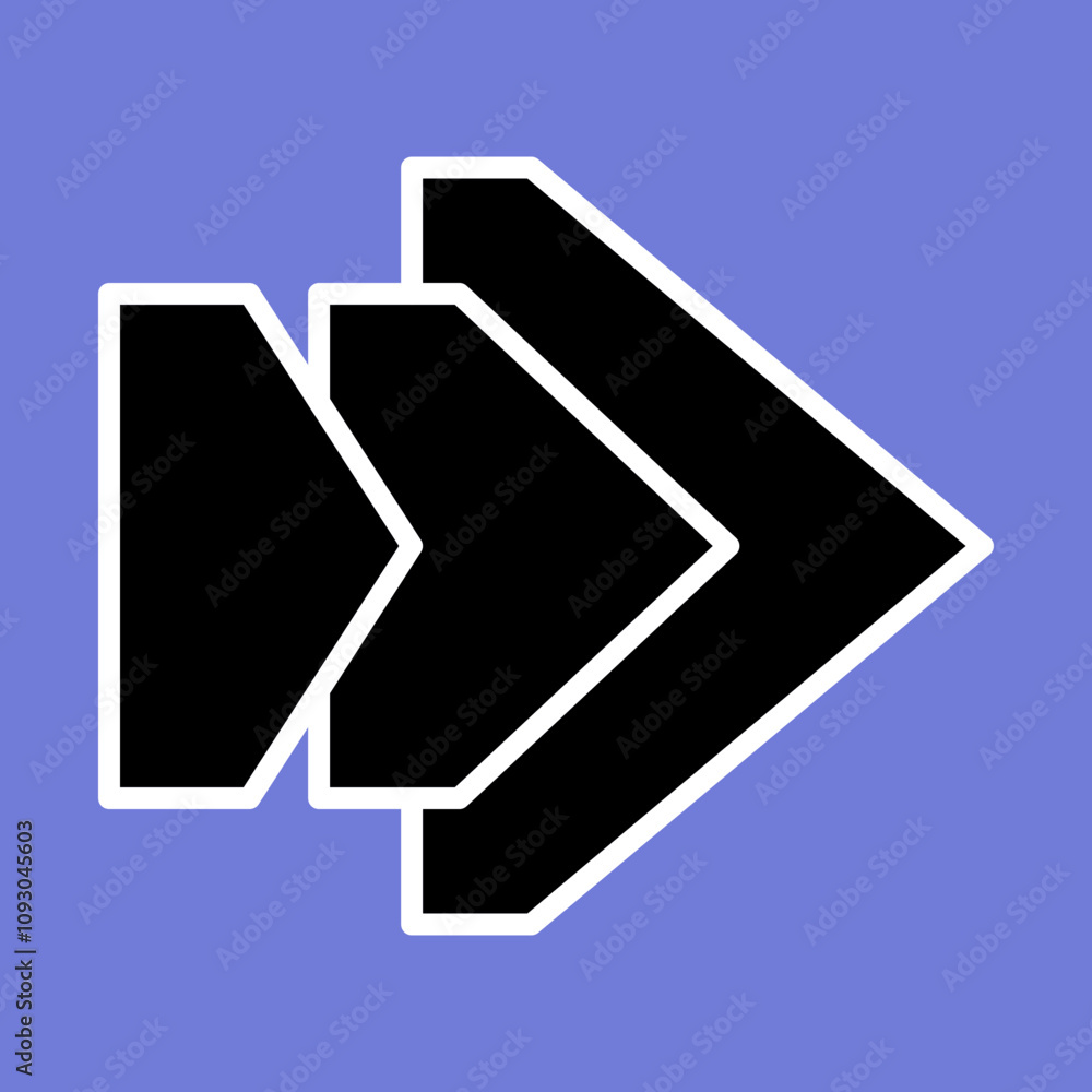 Arrow Righticon Design Arrow Righticon Design