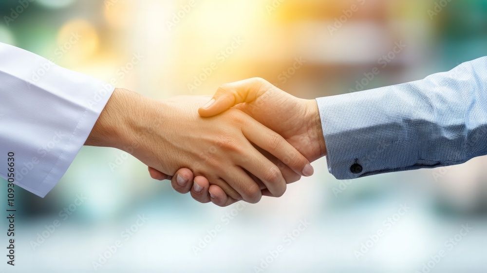 Professional collaboration between two individuals office setting business meeting urban environment close-up trust building Professional collaboration between two individuals office setting business meeting urban environment close-up trust building
