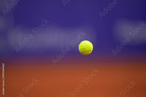 tennis ball in the night - levitating ball