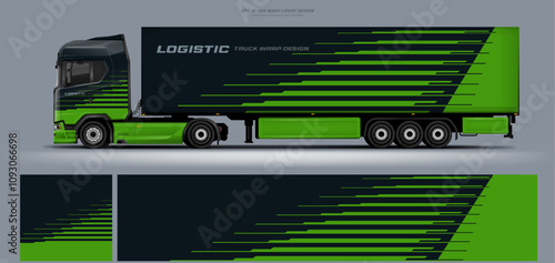 truck and trailer wrap livery design. vector file printing below