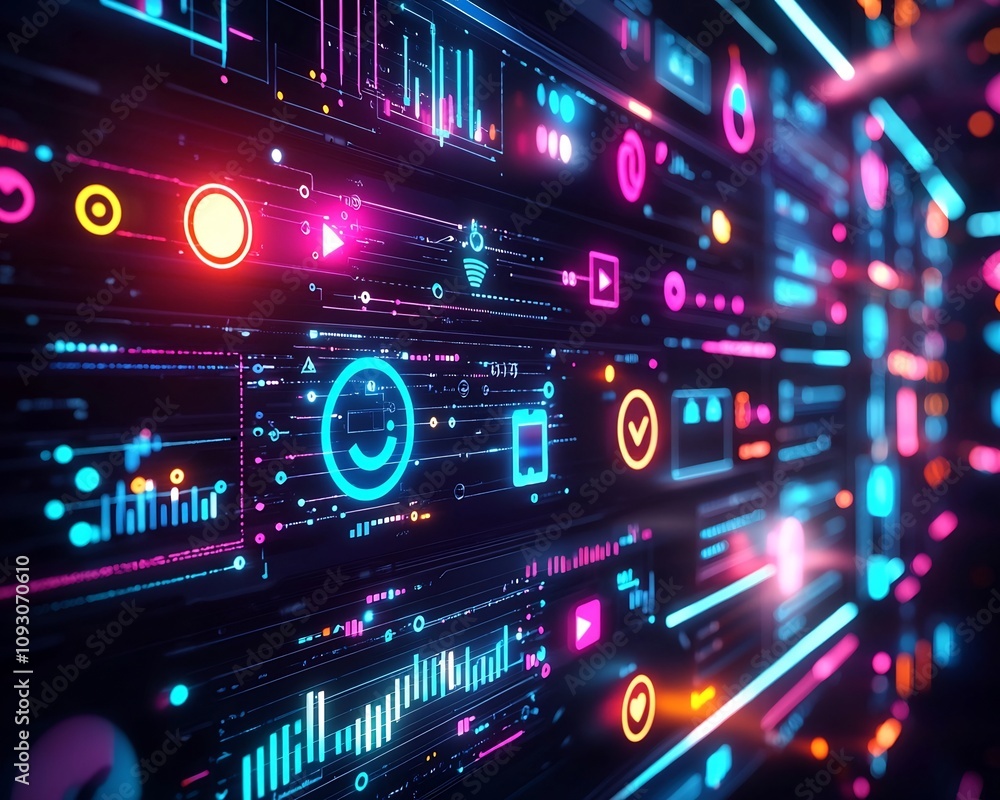 Glowing AI Powered Social Media Analytics Dashboard for Optimal Content Strategies Glowing AI Powered Social Media Analytics Dashboard for Optimal Content Strategies