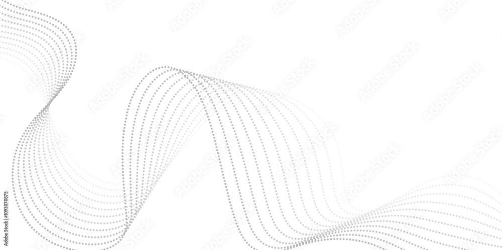 Abstract gray wave dynamic curve dots lines background. Energy technology concept halftone modern backdrop design for business, presentation, banner. Abstract gray wave dynamic curve dots lines background. Energy technology concept halftone modern backdrop design for business, presentation, banner.