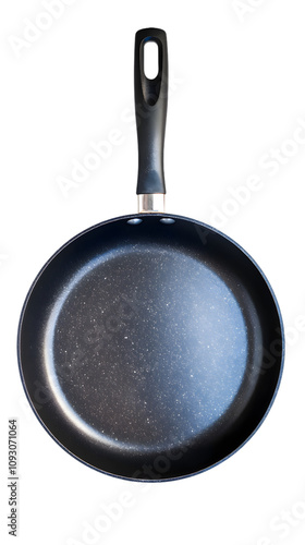 Wok pan isolated on transparent background