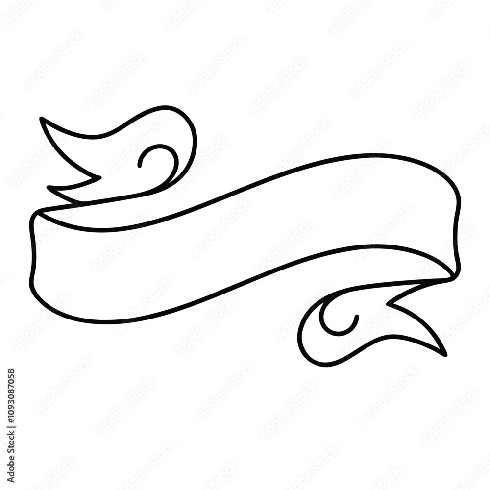 Ribbon Vector Illustrations - Decorative Designs for Banners, Labels, and Crafts