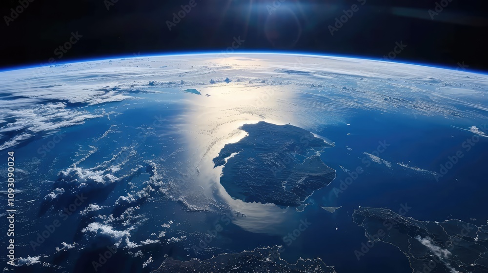 Planet Earth viewed from space