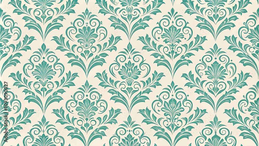 Damask seamless wallpaper background, luxurious fabric texture, wallpaper with damask, vintage aesthetic, ornate decorations, sophisticated atmosphere Damask seamless wallpaper background, luxurious fabric texture, wallpaper with damask, vintage aesthetic, ornate decorations, sophisticated atmosphere
