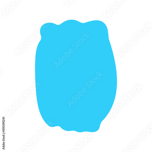 blue Cute cloud Text Box