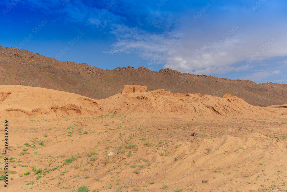 Mountainous scenery of Morocco in the center of the Anti Atlas Mountainous scenery of Morocco in the center of the Anti Atlas