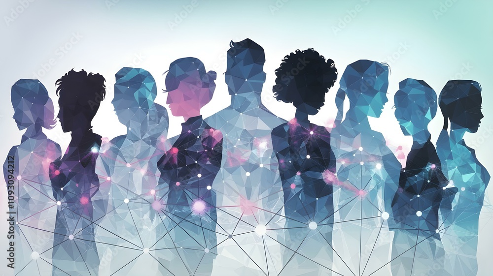Abstract Connections: A Vibrant Representation of Diverse Individuals ...