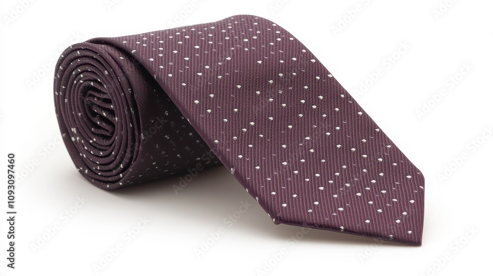 Dapper style idea rolled burgundy tie for business professionals studio setup product photography elegant viewpoint Dapper style idea rolled burgundy tie for business professionals studio setup product photography elegant viewpoint