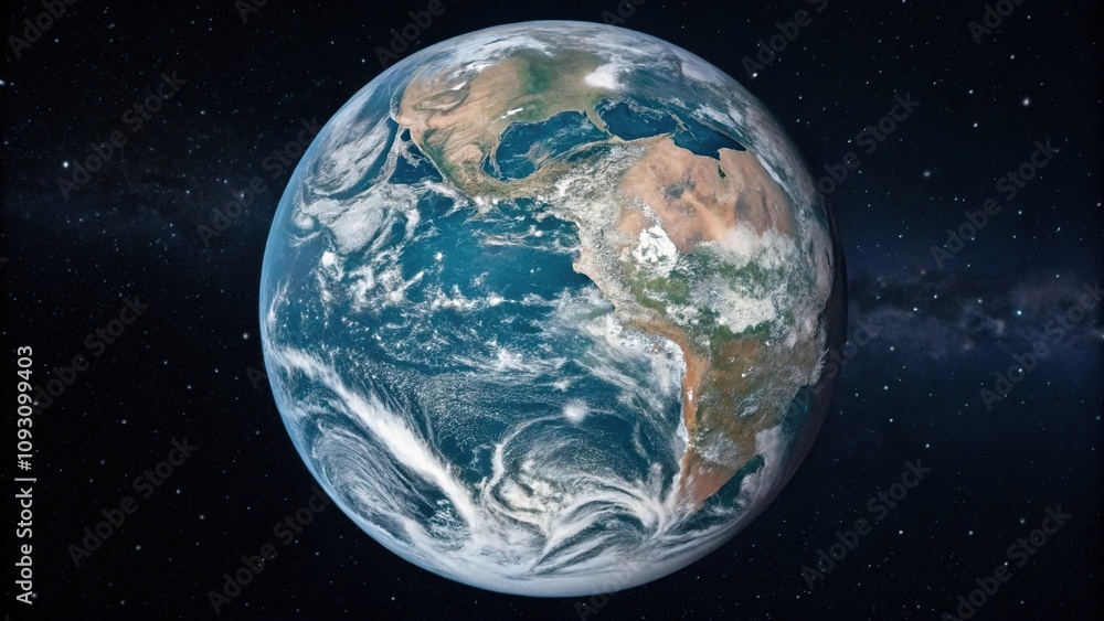 Earth from space with blue marble background, geography, resolution Earth from space with blue marble background, geography, resolution