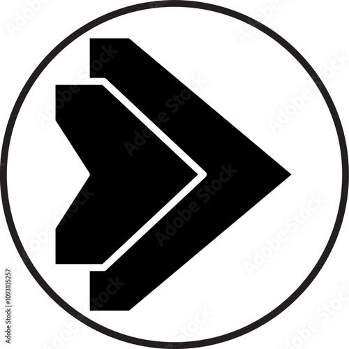 Double Arrow Righticon Design