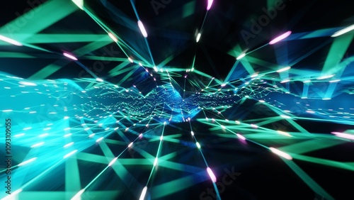 カラフルな光の背景