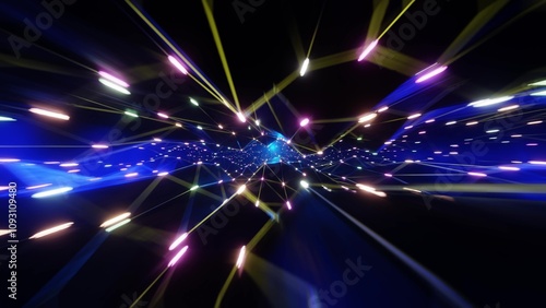 カラフルな光の背景