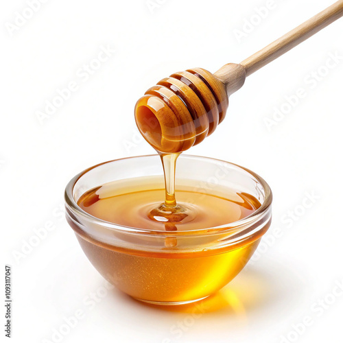 Honey Stick and Bowl