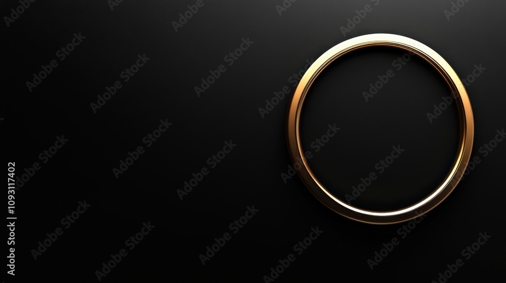 Elegant Gold Ring Against Dark Background, Perfect for Jewelry, Engagement, Wedding, or Luxury Themes in Fashion and Design Projects Elegant Gold Ring Against Dark Background, Perfect for Jewelry, Engagement, Wedding, or Luxury Themes in Fashion and Design Projects
