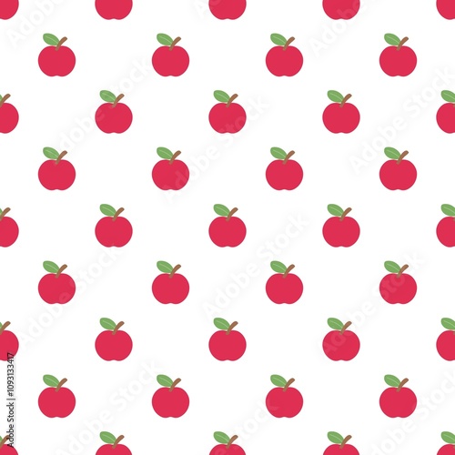 Apple seamless pattern apple background and apple wallpaper