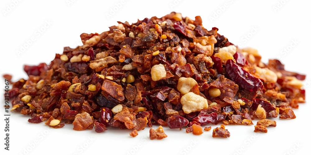 Photo Dried Chili Flakes Spice Seasoning Photo Dried Chili Flakes Spice Seasoning