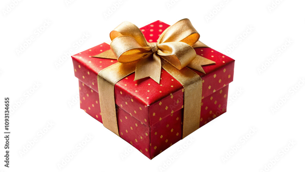 Obraz premium gift box isolated on white