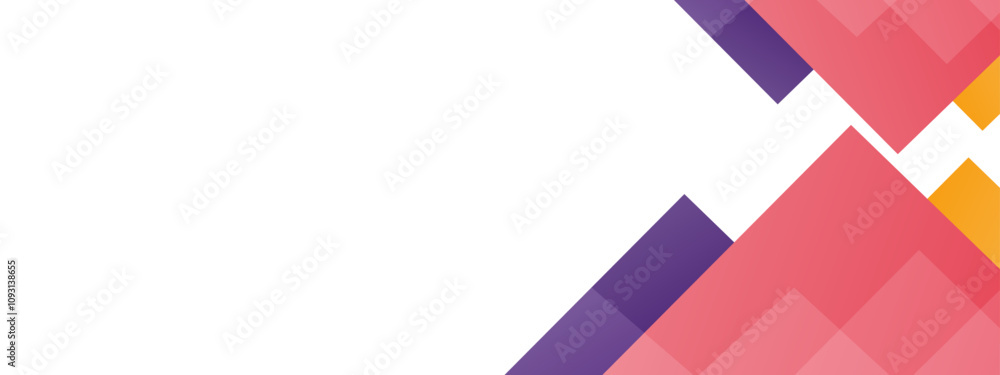 Colorful banners with abstract shapes Colorful banners with abstract shapes