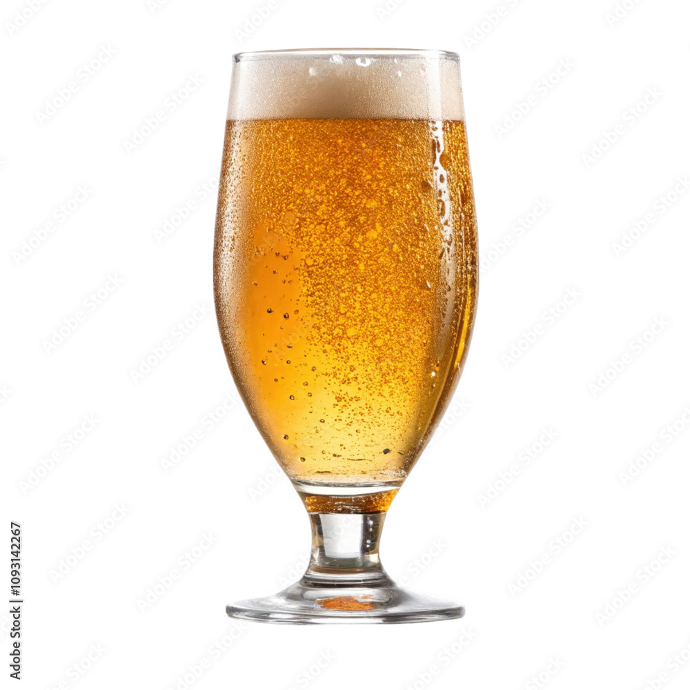Glass of beer isolated on transparent background Glass of beer isolated on transparent background