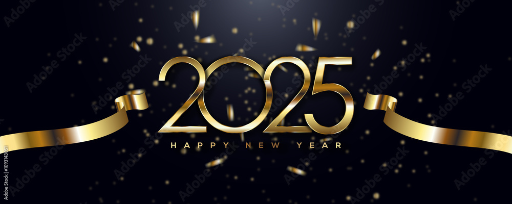 2025 Happy New Year Greeting Card 2025 Happy New Year Greeting Card