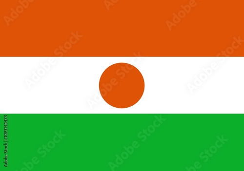 flag of niger country photo