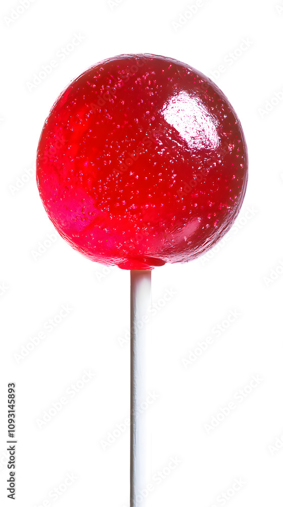 Red Lollipop isolated on transparent background Red Lollipop isolated on transparent background