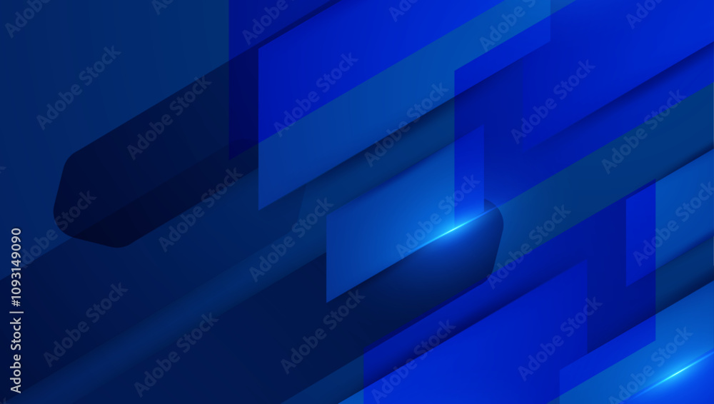 Fototapeta premium Blue Vector Gradient Abstract Background Design. For Background, Banner, Pamphlet, Certificate and Presentation