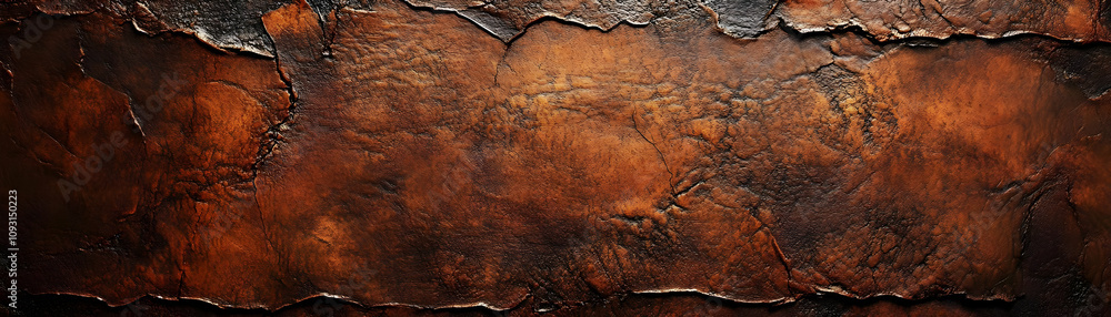 Fototapeta premium Abstract Background- Dark Brown Textured Surface