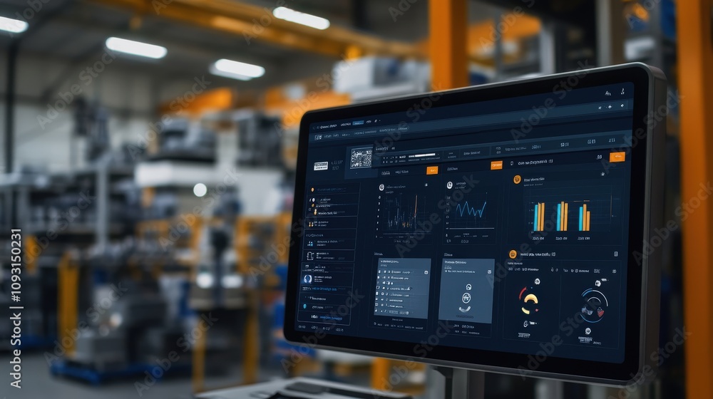 Digital dashboard managing on-demand orders in a custom factory Digital dashboard managing on-demand orders in a custom factory