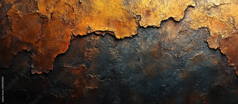 Abstract Golden and Dark Texture: A captivating image showcasing a rich interplay of golden and dark hues, creating a dramatic and textured visual experience. Ideal for background or design elements. Abstract Golden and Dark Texture: A captivating image showcasing a rich interplay of golden and dark hues, creating a dramatic and textured visual experience. Ideal for background or design elements.