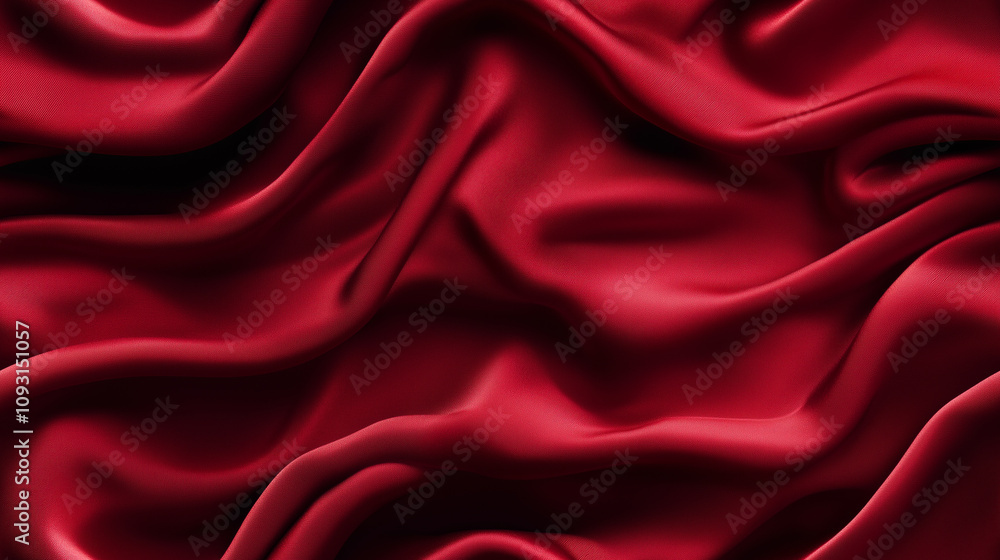 Obraz premium Red velvet fabric