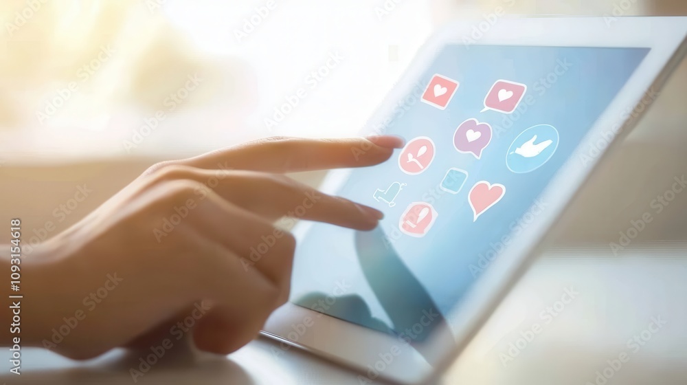 Engaging with Social Media on a Tablet Device Engaging with Social Media on a Tablet Device