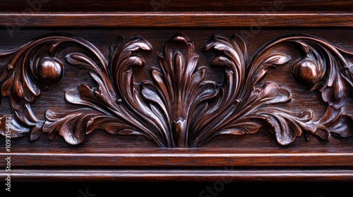 Intricate Wood Carving: A Masterpiece of Craftsmanship photo