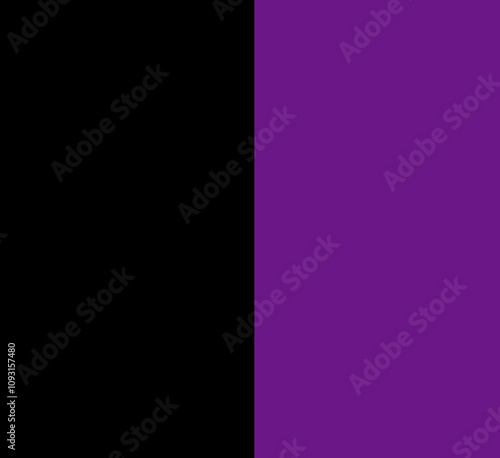 Illustration d'un carré bicolore noir et violet graphique