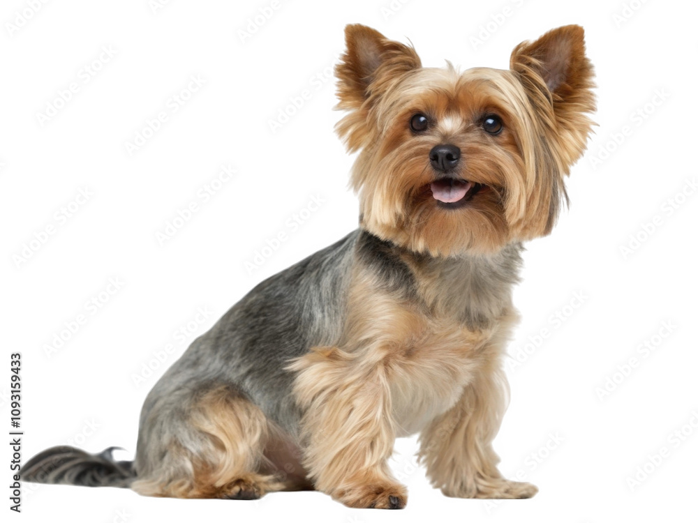 Yorkshire terrier isolated on transparent background Yorkshire terrier isolated on transparent background