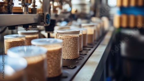 Wallpaper Mural Sustainable production line producing biodegradable products Torontodigital.ca