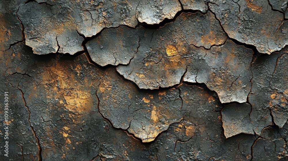 A visual display of cracked earth textures, highlighting the raw beauty of the land as it silently communicates its story of age, dryness, and endurance. A visual display of cracked earth textures, highlighting the raw beauty of the land as it silently communicates its story of age, dryness, and endurance.