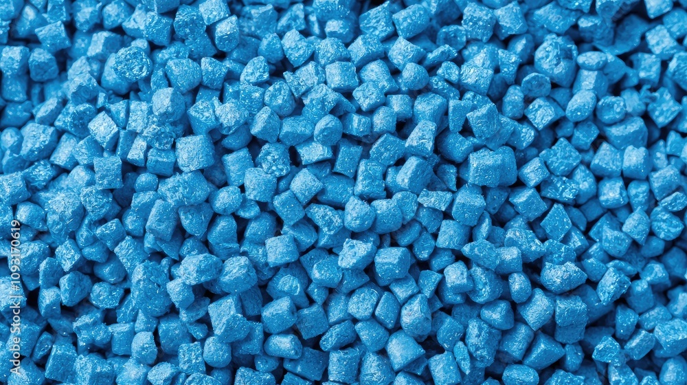 Recycling action for trash management exploring blue plastic pellets in industrial settings urban environment environmental awareness Recycling action for trash management exploring blue plastic pellets in industrial settings urban environment environmental awareness