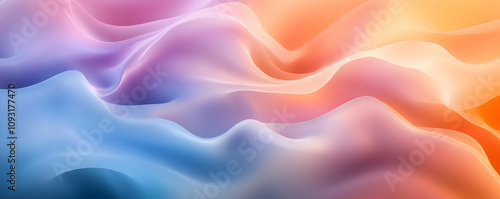 Abstract Background - Flowing Pastel Hues