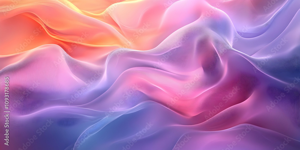 Abstract Background - Flowing Pastel Hues Abstract Background - Flowing Pastel Hues