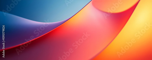 Abstract Background - Colorful Wavy Gradient