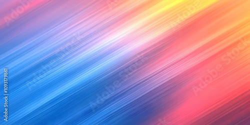 Abstract Background - Colorful Diagonal Stripes