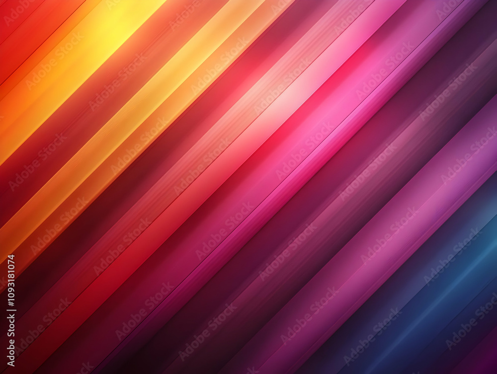 Abstract Background - Colorful Diagonal Stripes Abstract Background - Colorful Diagonal Stripes