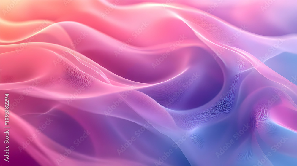 Abstract Background - Pink and Purple Flowing Waves Abstract Background - Pink and Purple Flowing Waves