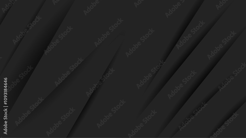 Fototapeta premium Black with abstract shapes background