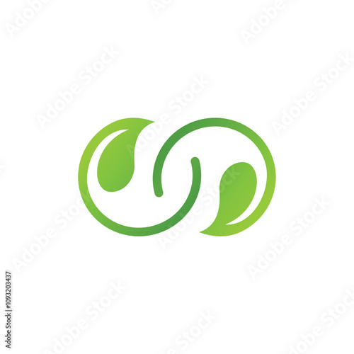 Infinity symbol logo icon design illustration vector