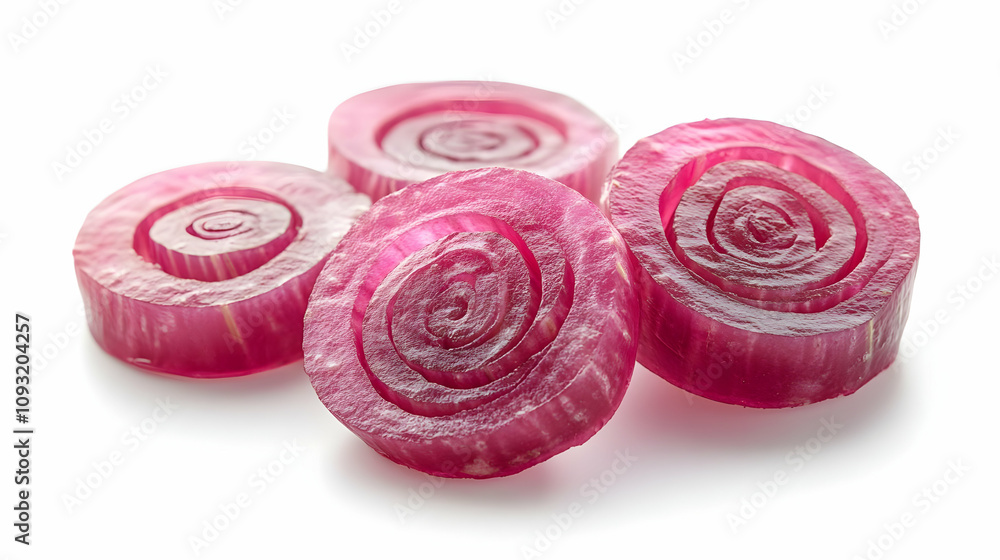 Photo Sliced Red Onion Rings, Fresh Vegetable Ingredient Photo Sliced Red Onion Rings, Fresh Vegetable Ingredient
