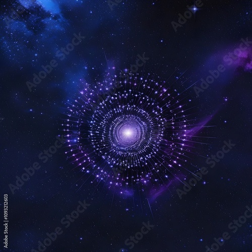 star pattern, starry skystar pattern, starry sky Generative AI